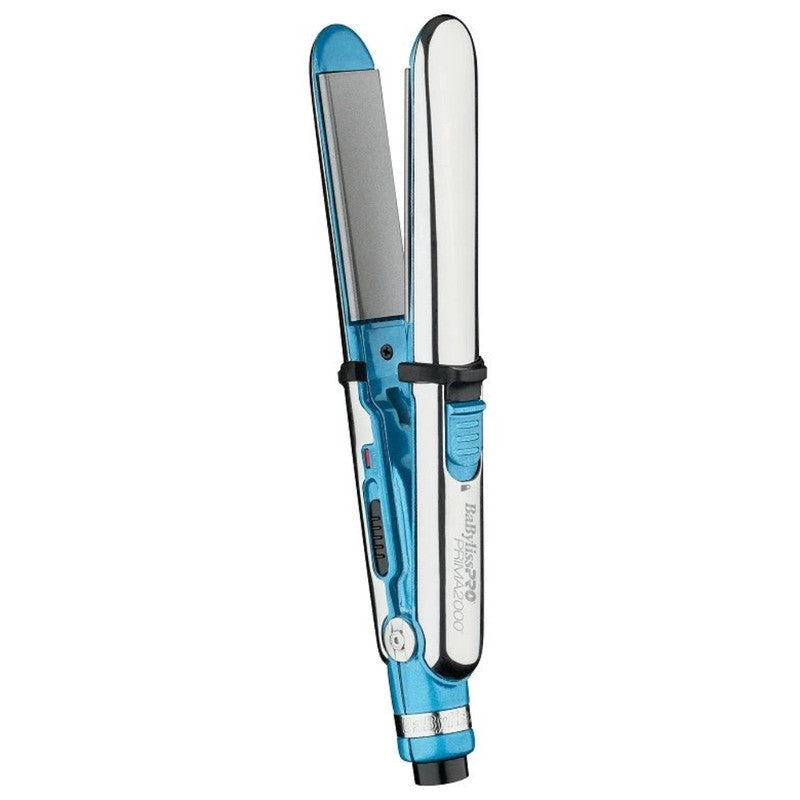 Babyliss Pro Nano Titanium Prima 2000: 3/4 in Stainless Steel Mini Flat Iron for Effortless Styling