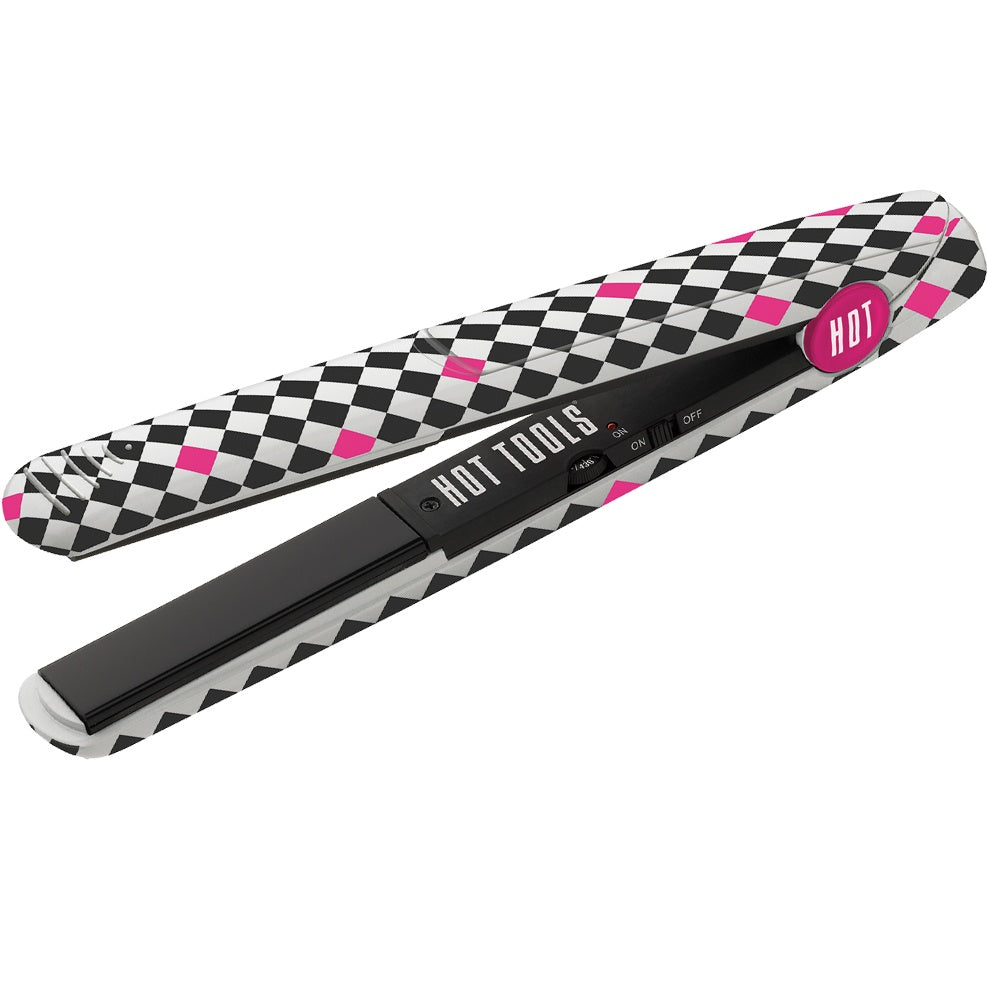 Hot Tools Salon Diamond Harlequin 1-Inch Flat Iron - Style with Ease!