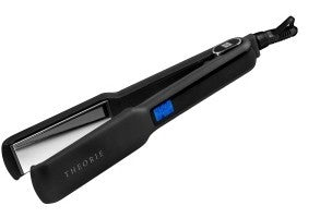 Theorie Titanium SAGA 1.5-Inch Black Flat Iron: Unleash Your Hair's Potential!