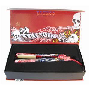 HERSTYLER RED 1-INCH DUAL VOLTAGE TATTOO FLAT IRON