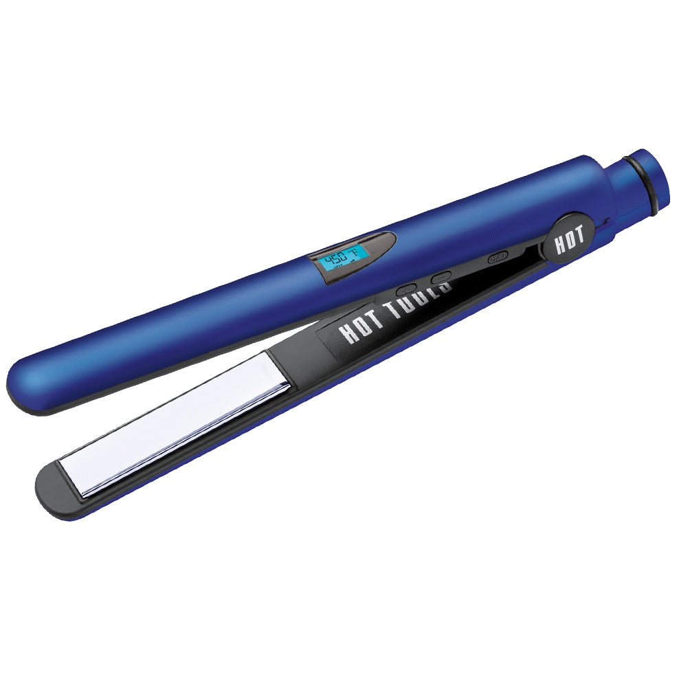 Hot Tools Radiant Blue Titanium 1-Inch Salon Flat Iron: The Ultimate Styling Essential