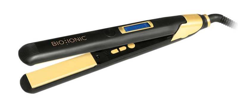 Bio Ionic Gold Pro 1-Inch Professional Flat Iron - Unleash Your Hair's Shine!