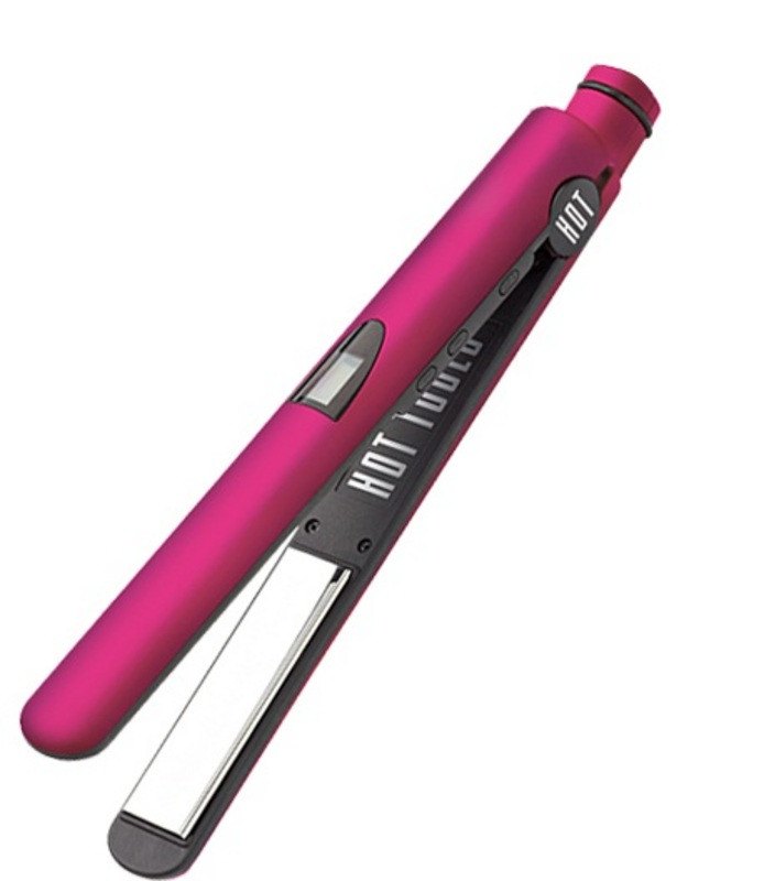 Hot Tools 1-Inch Titanium Plate Dual Voltage Flat Iron - The Ultimate Styling Weapon!